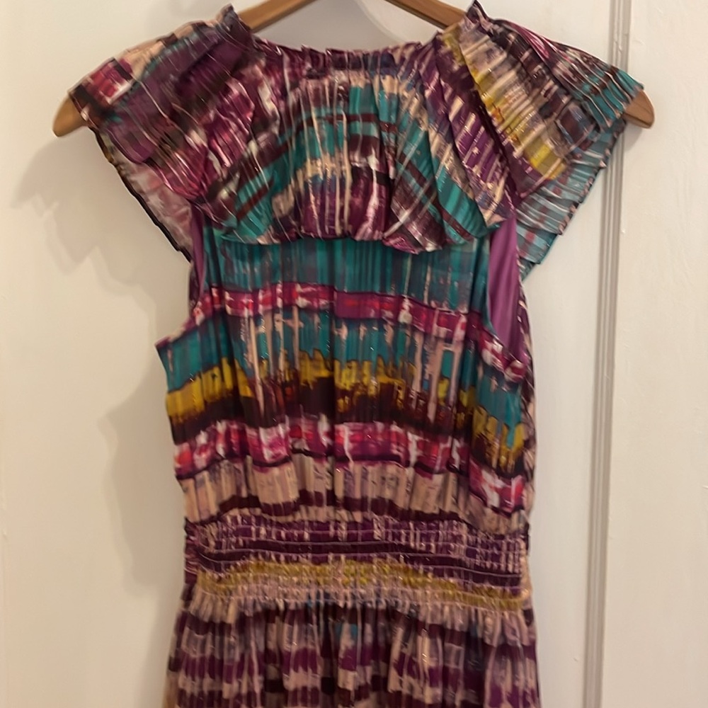 New Ramy Brook Harrison Sangria Stripe Midi Dress size XXS - Picture 9 of 16